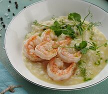 Ризотто с креветками