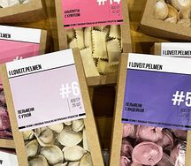 Замороженные вареники ручной лепки с капустой