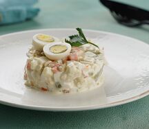 Оливье с курицей