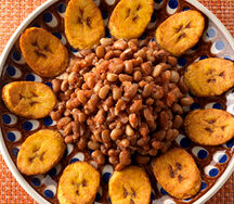Banane aux haricots