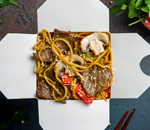 Wok Классический яичная лапша с говядиной