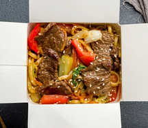 Wok с говядиной