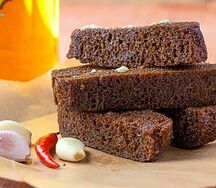 Гренки чесночные