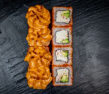 Запеченный ролл Калифорния фурай