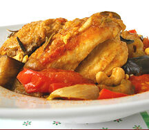 Kédjénou de poulet et riz