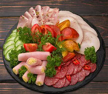 Мортаделла, Салями, рулет куриный, рулет из ветчины