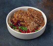 Бабагануш с тостами