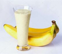 Jus de banane et lait