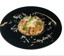 Crevette sautées à la crème