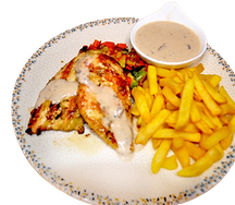 Poulet aux champignons