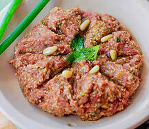 Plat de kebbeh crue