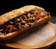 Sandwich au filet de boeuf