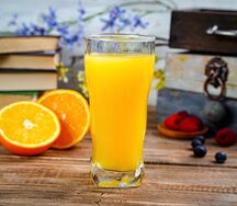 Свежевыжатый сок из апельсина