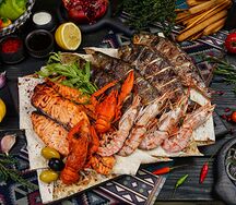 Рыбный набор на углях