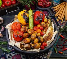 Овощной набор на углях