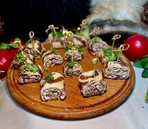 Блинный ролл с жульеном