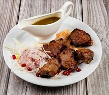 Шашлык из cвинoй шейки