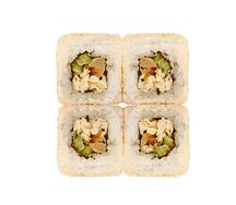 Калифорния лайт с курицей в кунжуте мини-порция