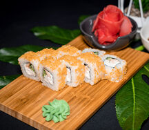 Ролл Нью-Йорк краб-лосось