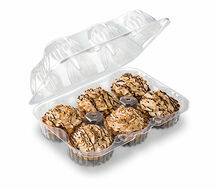 Корзиночки с персиком и манго