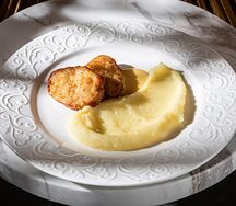 Куриные котлетки с пюре