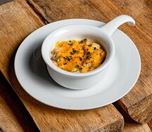 Жюльен с курицей и грибами