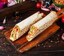 Шаурма на углях из курицы