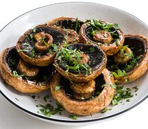 Шампиньоны на мангале