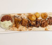 Шашлык из бараньих семечек