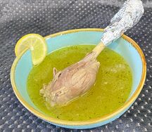 Голень ягнёнка в собственном соку