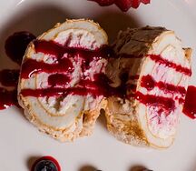 Меренговый рулет