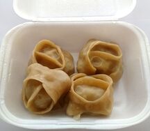Манты с картофелем и индейкой