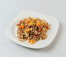 Гречка с овощами 