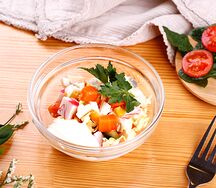 Салат Крабовый с кукурузой