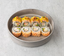 1/2 Ролл креветка темпура с манго-соусом