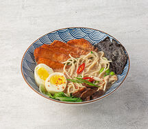 Ореховый рамен с курицей кацу