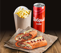 Шаурма пармезанная комбо