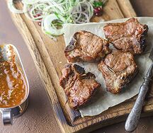 Шашлык из бараньей мякоти