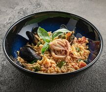 Орзо с морепродуктами