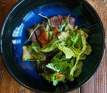 Гриль-салат с говядиной