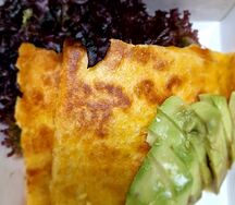 Кесадилья с грибами