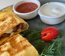 Кесадилья с курицей