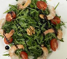 Салат Руккола с креветками