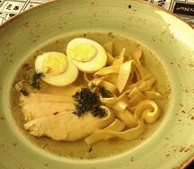 Суп лапша куриная
