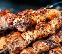 Шашлык из филе куриной грудки