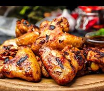 Шашлык из куриных крыльев