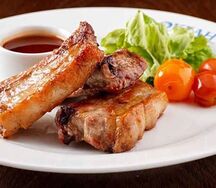 Шашлык из cвинoго ребра