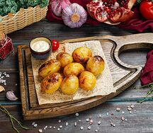 Картофель на мангале