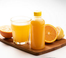 Свежевыжатый сок из апельсина и лимона