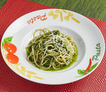 Спагетти с песто